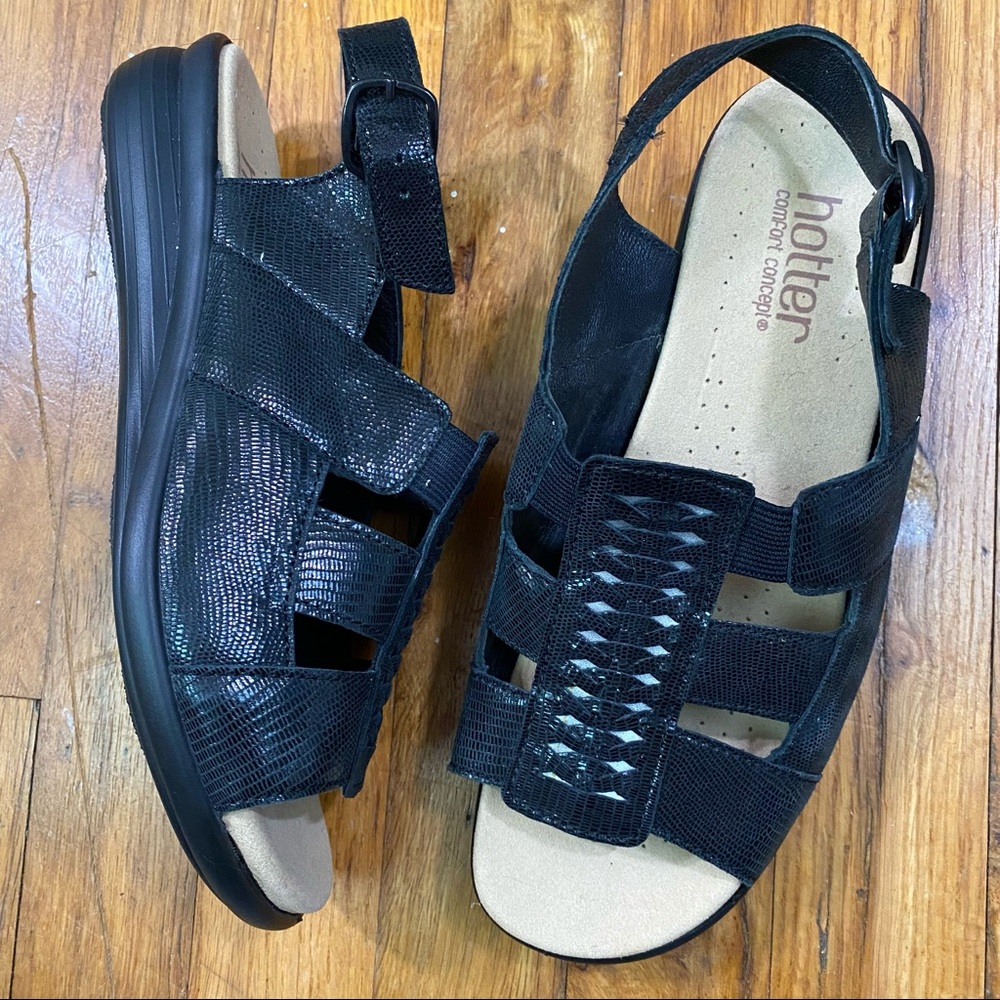 Hotter Black Women's Sandals